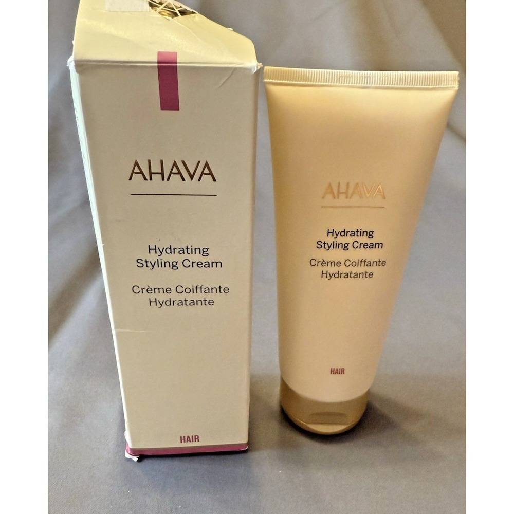 New in Box AHAVA Hair Hydration Styling Cream Full Size 6.8 fl oz / 200ml Sealed